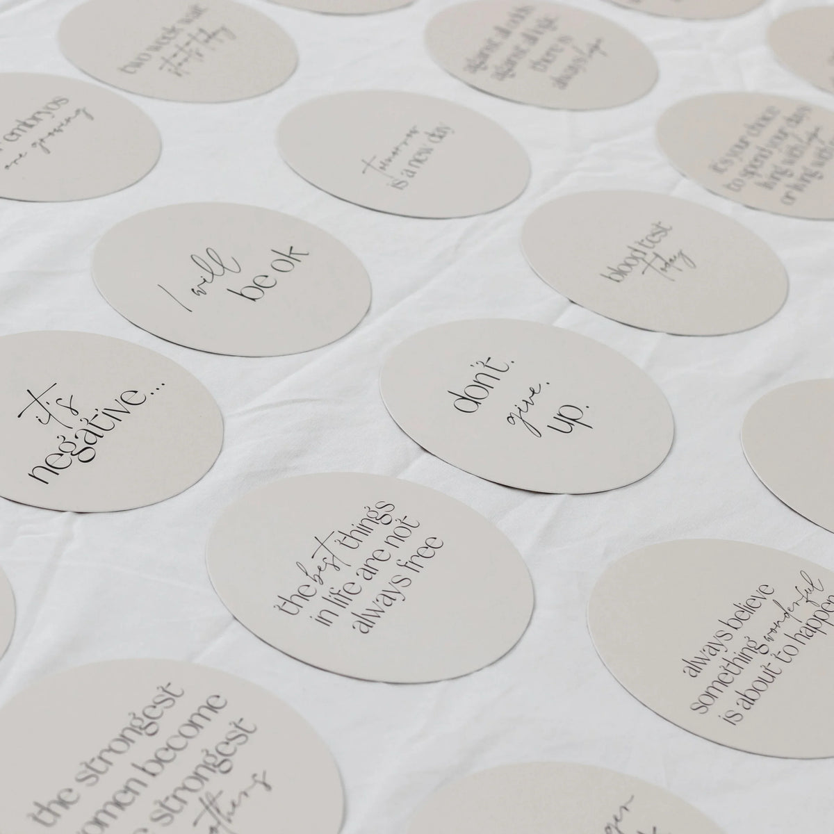 Darling IVF Milestone Cards.